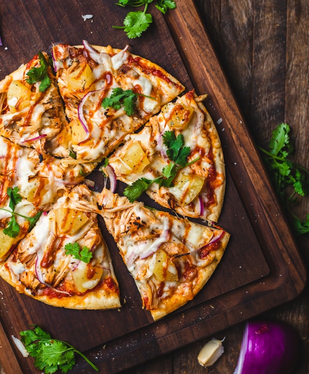 Comida para llevar recién hecha