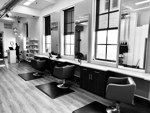 Interior de una peluquería
